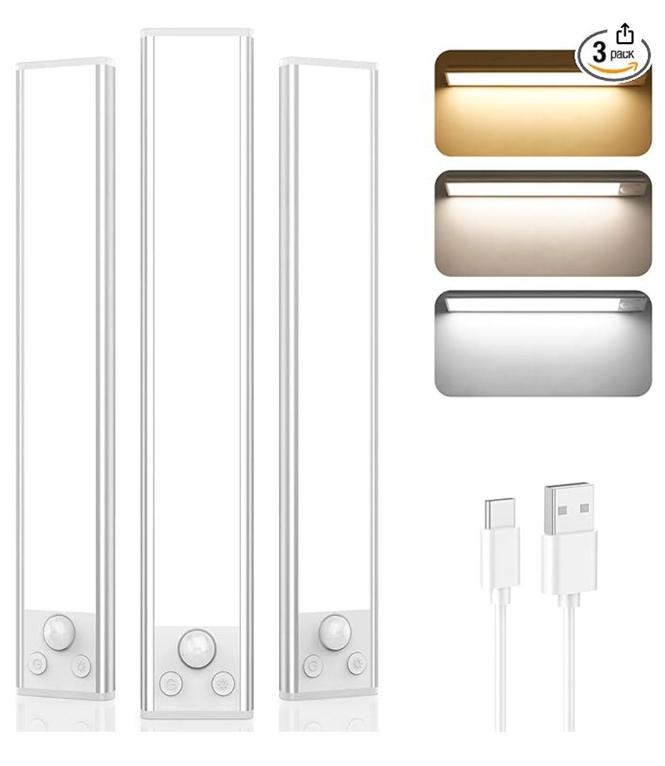 14-Inch motion-sensing under cabinet light